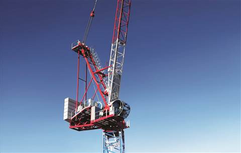 The Raimondi LR372 luffing jib crane (1)