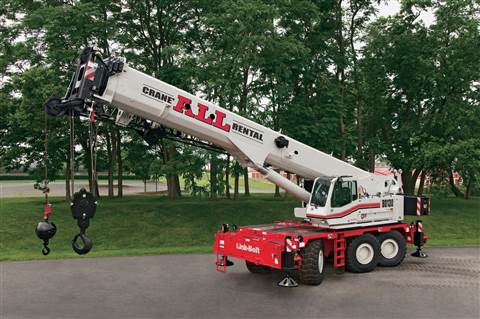ALL recently purchased three of Link-Belt's newest RT cranes, pictured here.