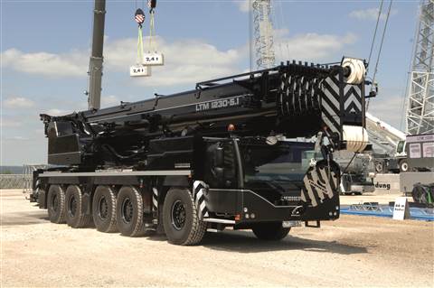 Liebherr's LTM 1230-5.1 wheeled mobile crane launched in 2018