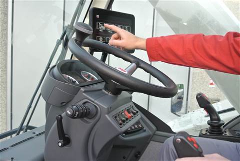 The TRT 80US has a new steering column and dashboard