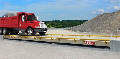 Armor steel deck truck scale