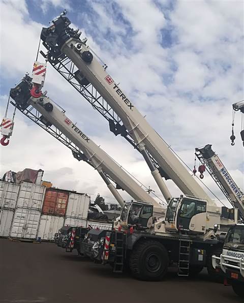 Terex RT 100US Transportes Noroccidental